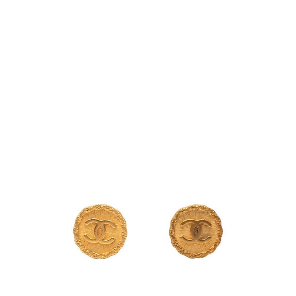 Chanel Cc Logo Clip-On Earrings Metal #276063C59B